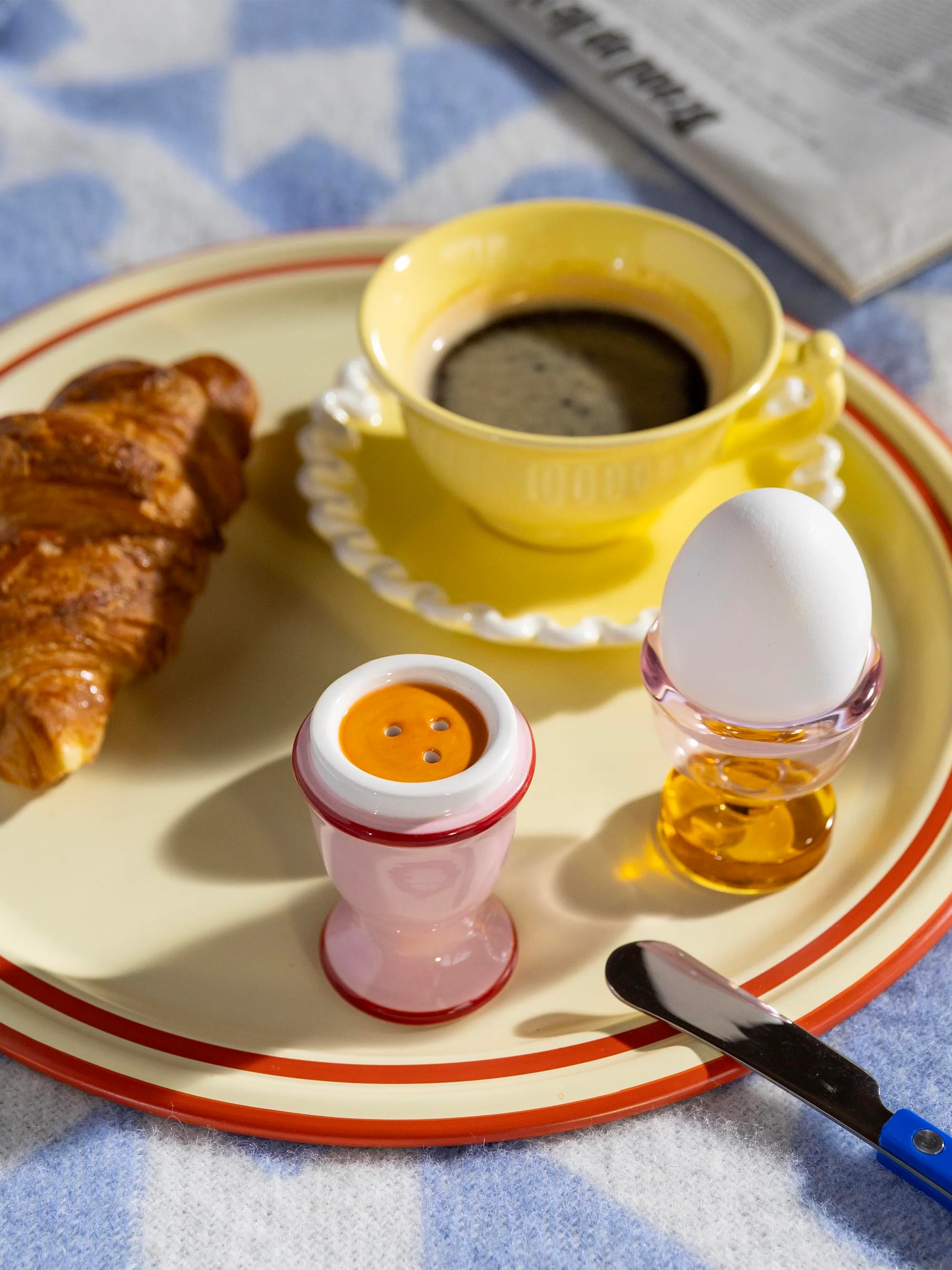 Handgemaakte zout- en pepermolen Egg, 2-delig