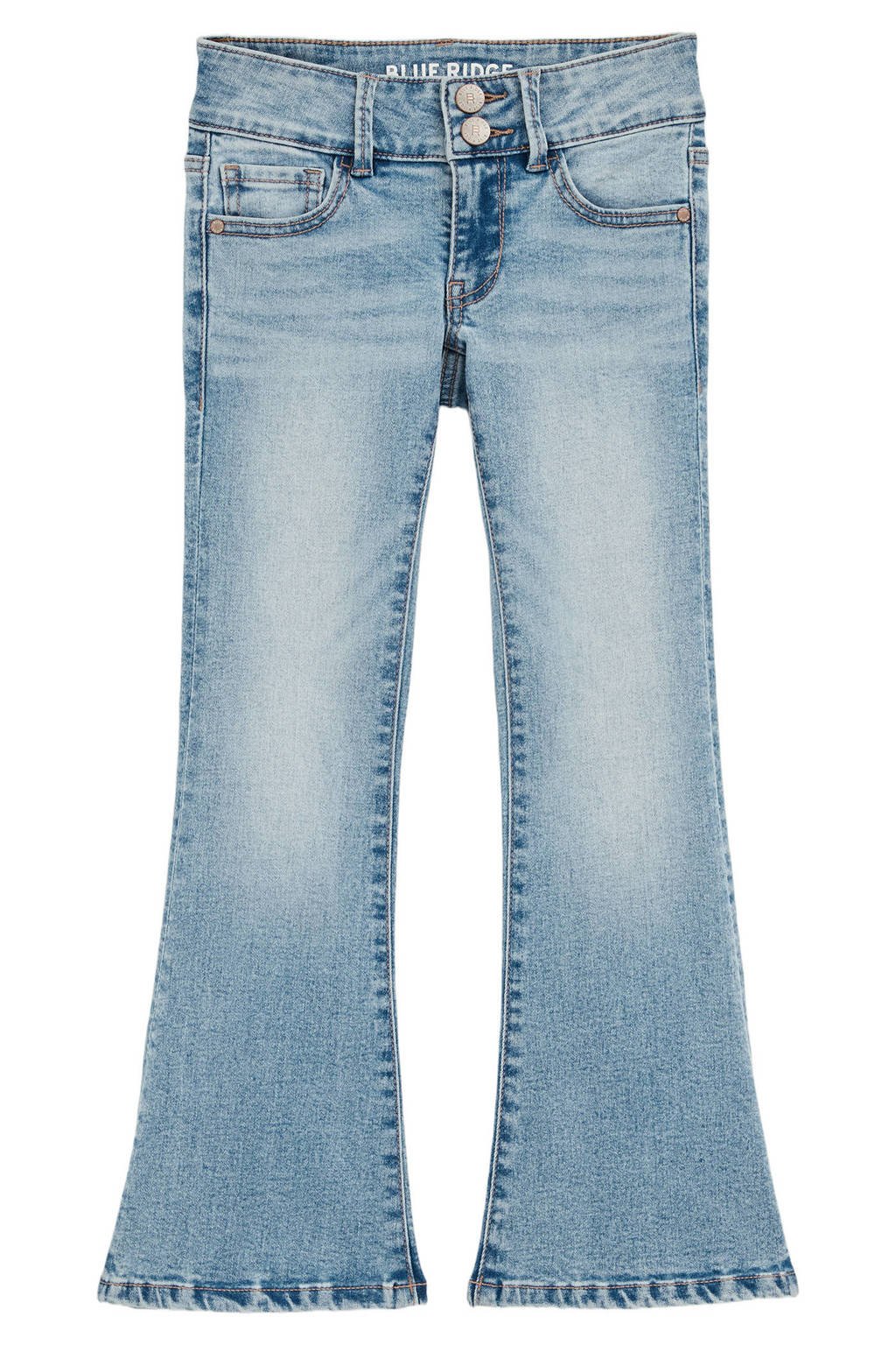 WE Fashion Blue Ridge flared jeans light blue denim