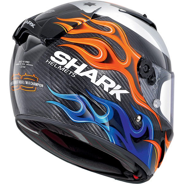 Shark - Casque Race-R Pro Carbon Replica Lorenzo 2019 Noir / Bleu / Rouge / Blanc