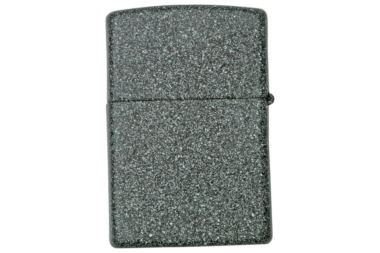 Zippo Iron Stone 60001272 zwart wit, aansteker