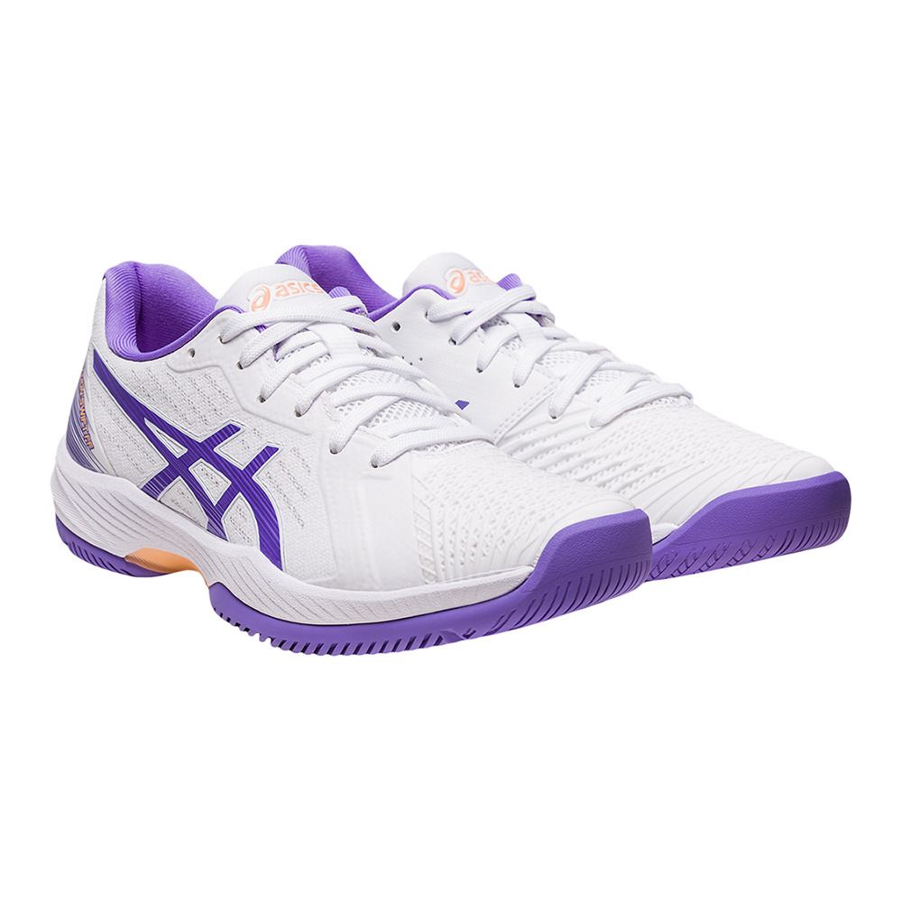 Asics SOLUTION SWIFT FF - Chaussures tennis Femme white/amethyst