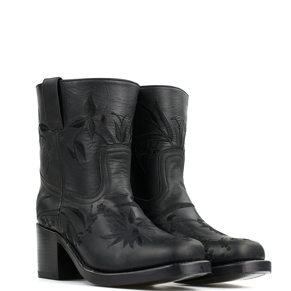 Sendra 18083 cowboylaarzen zwart