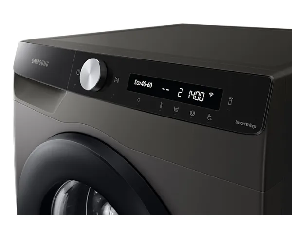 Samsung WW5300T WW80T534AAX - Vaskemaskine - Wi-Fi - bredde: 60 cm - dybde: 55 cm - højde: 85 cm - frontbetjening - 61 liter - 8 kg - 1400 rpm - sort/inox