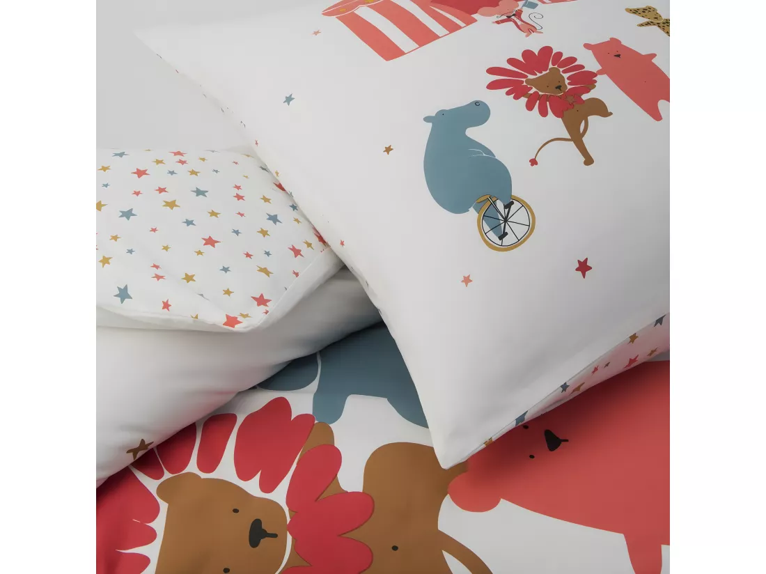 Parure de lit enfant animaux cirque