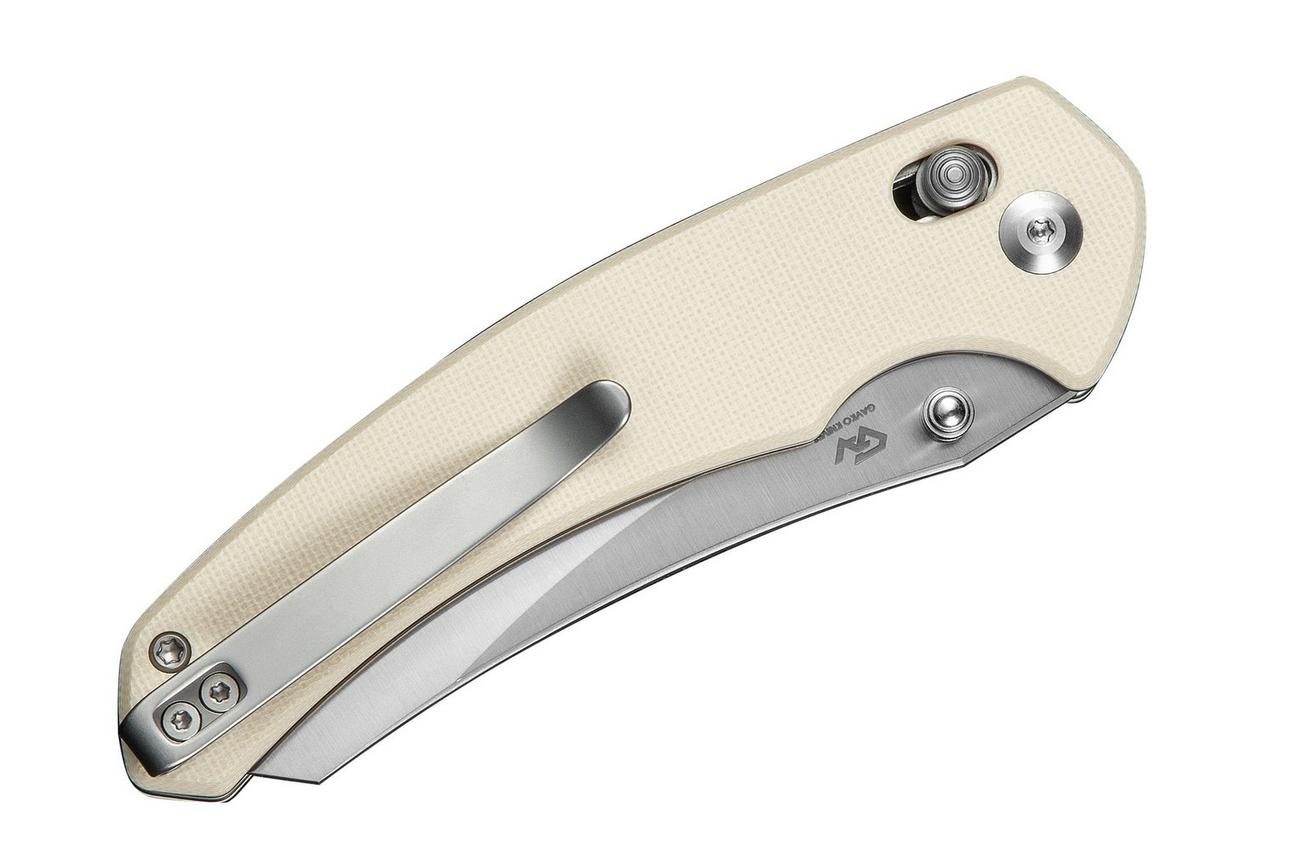 Civivi Sixgill C24050-2 Satin Ivory G10, zakmes, Gavko design
