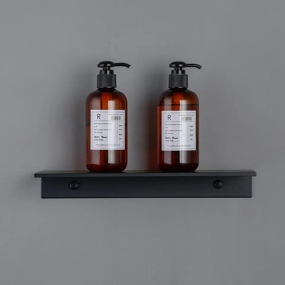 XIVADA Wandrek Rosa - Industrieel - Aluminium - Boren - Zwart