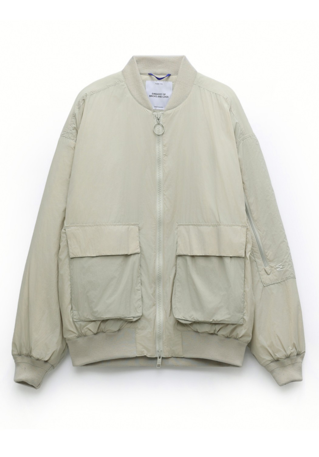 Embassy of Bricks and Logs Bomber-Jacke Bansar Dove Blue