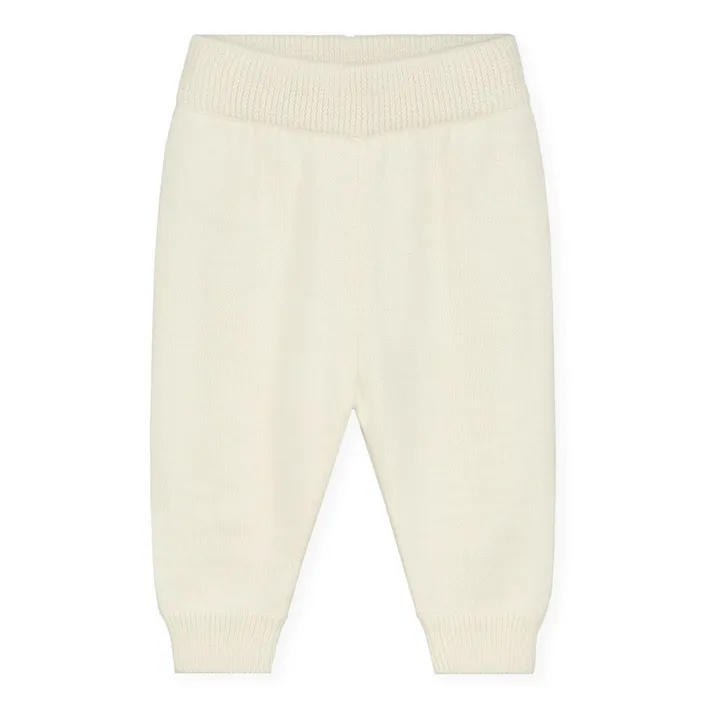 Gray Label Jogger Coton Bio Tricot | Ecru