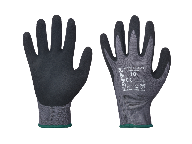 Latex werkhandschoenen