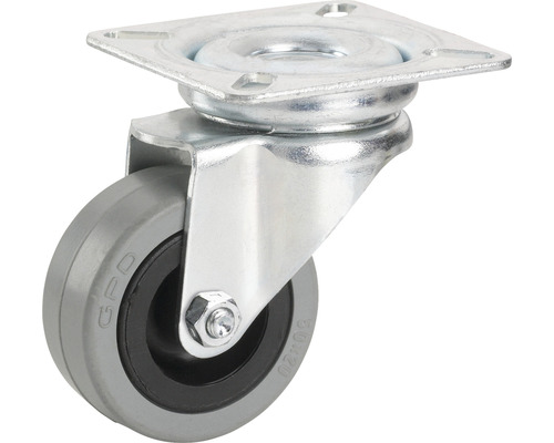 Tarrox transportmaterieel zwenkwiel, tot 45 kg, 50 x 73 x 20 mm