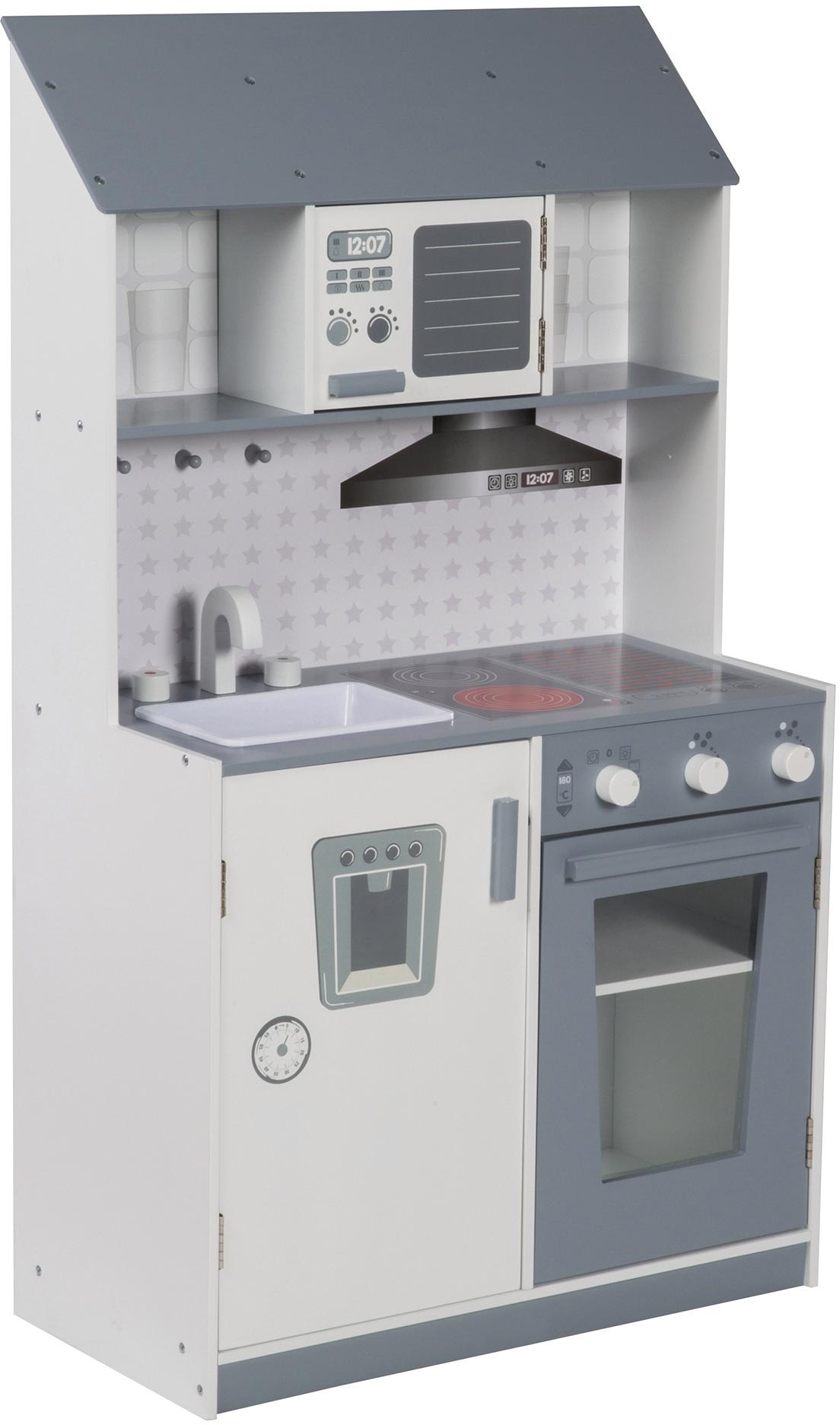 roba® Spielküche »weiss/grau« aus Holz