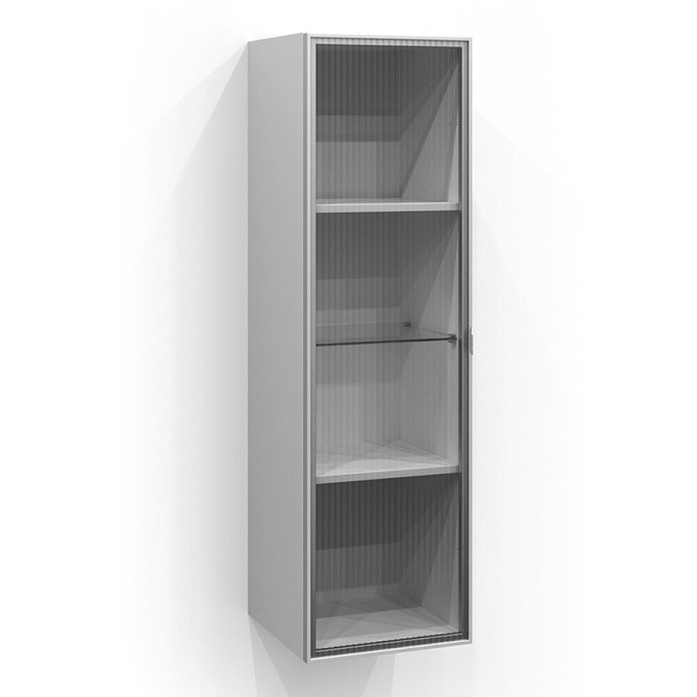 VITRINEDØR SVEDBERGS TIL HØYSKAP ALUMINIUM 35X120CM
