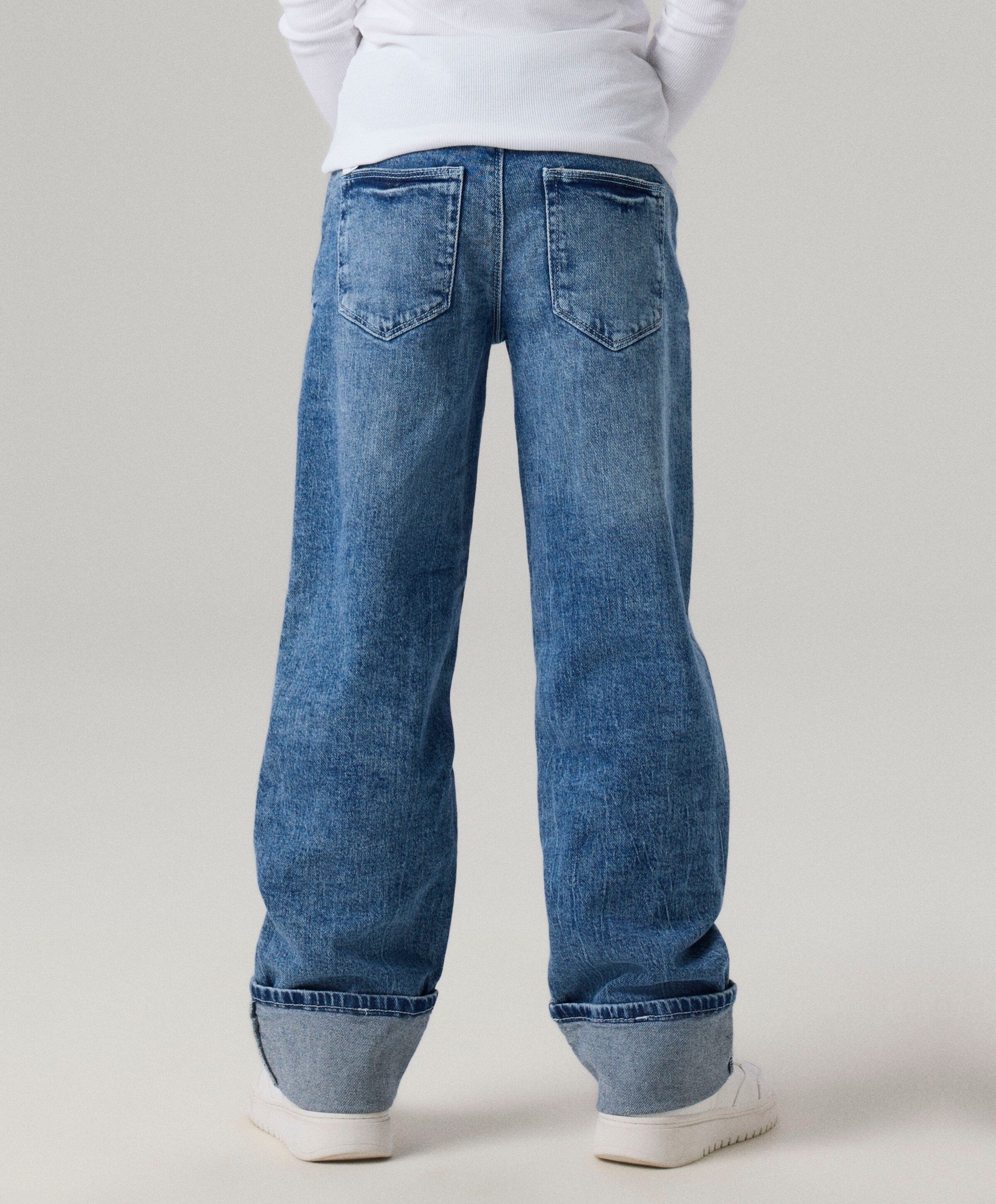Name it NKFROSE STRAIGHT FOLD 4224-AZ jeans blauw