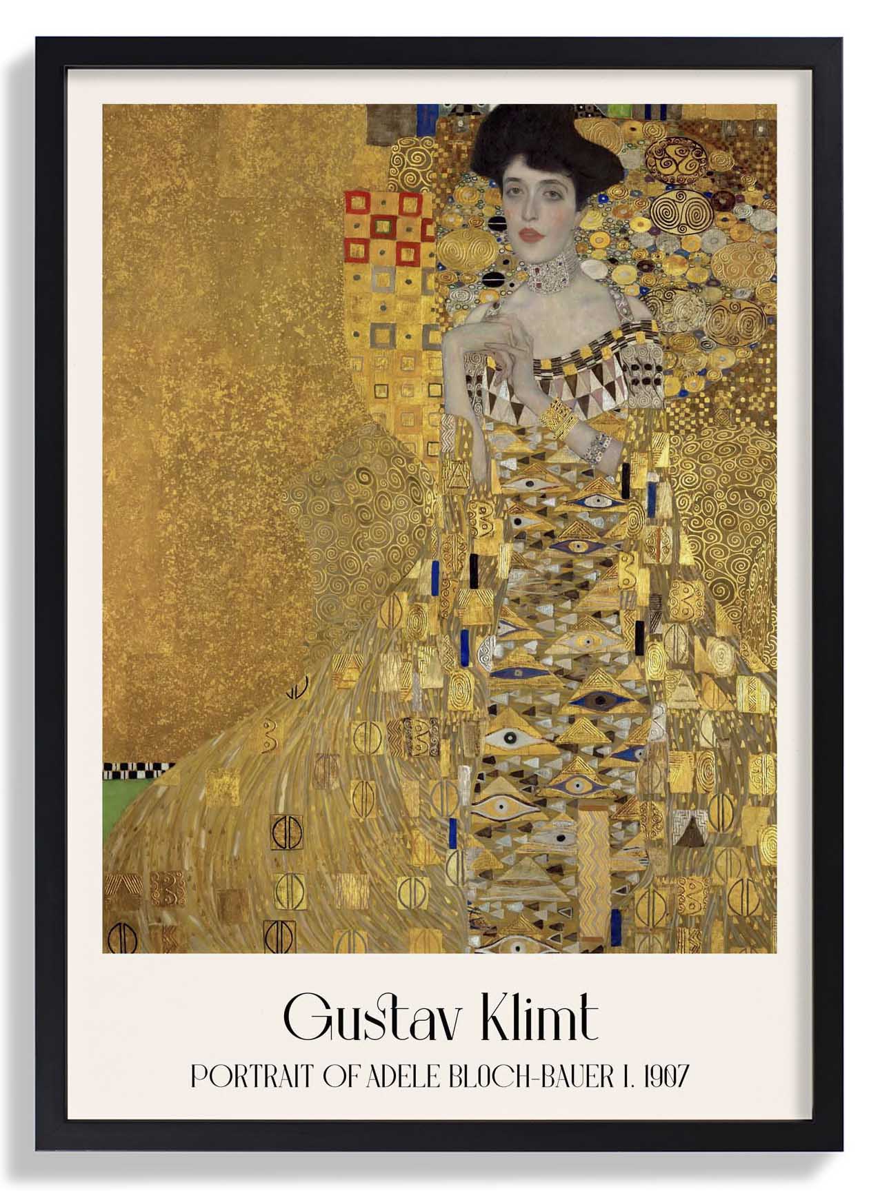 Porträt von Adele Bloch Bauer I by Gustav Klimt