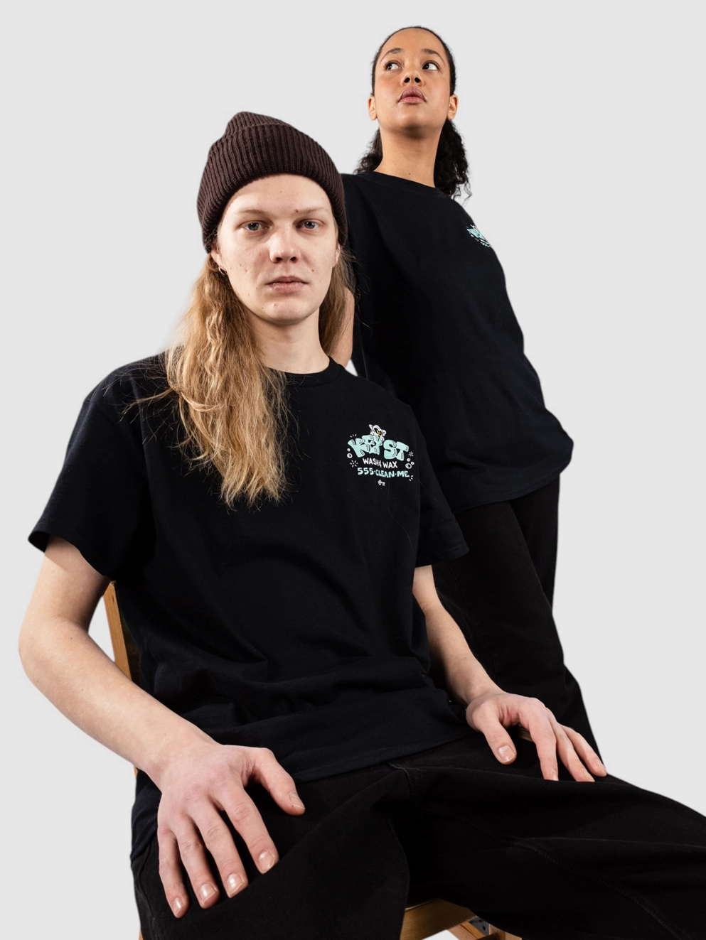 Key Street X FRKO Car Wash T-Shirt black