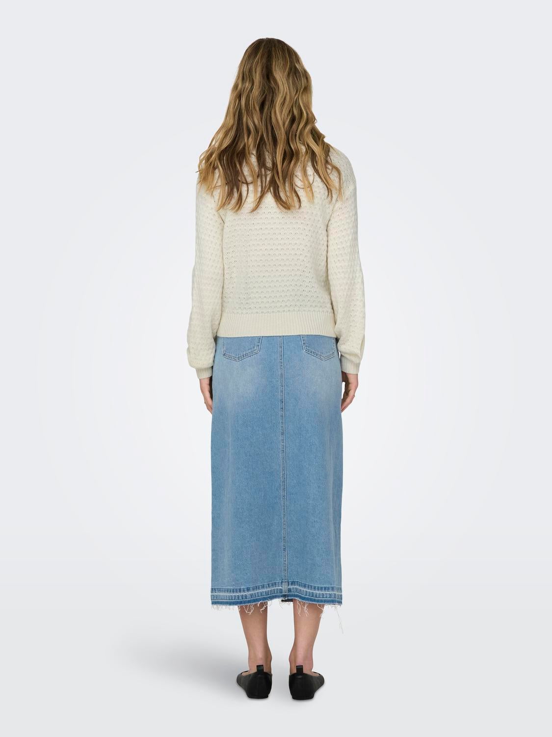 JDYLIANA Strickpullover Eggnog