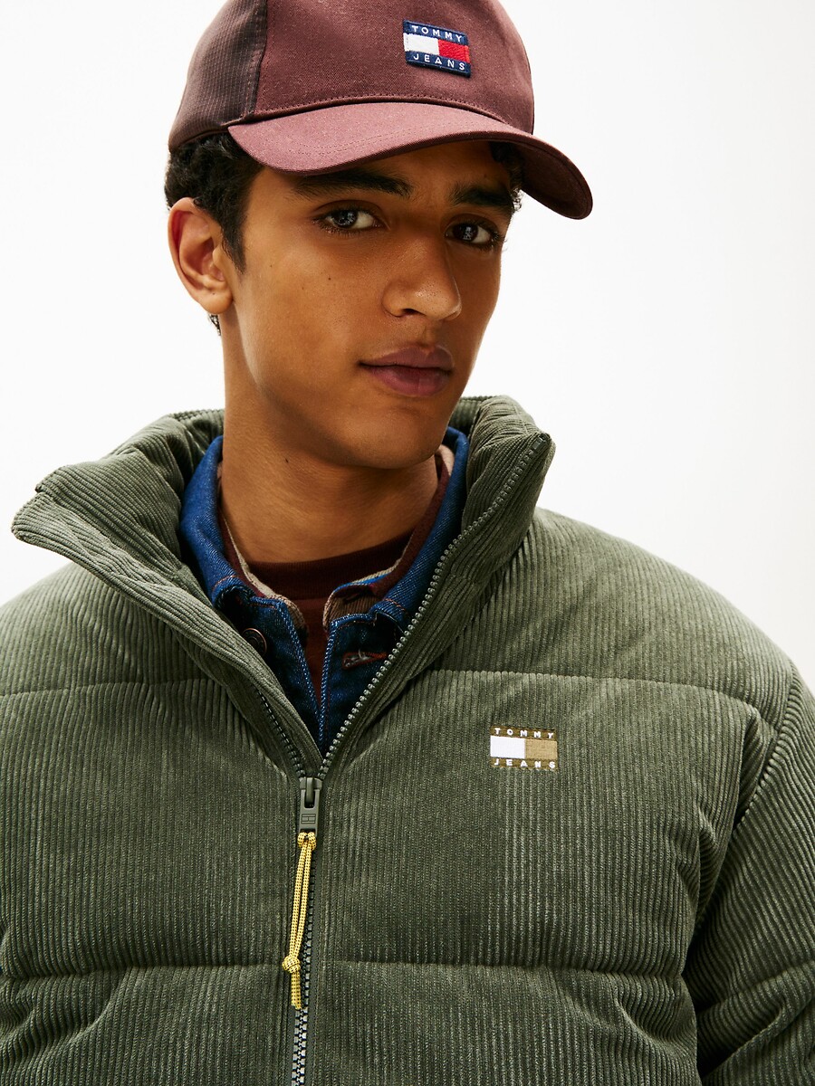 TOMMY JEANS<br>Jaqueta de plumas em veludo