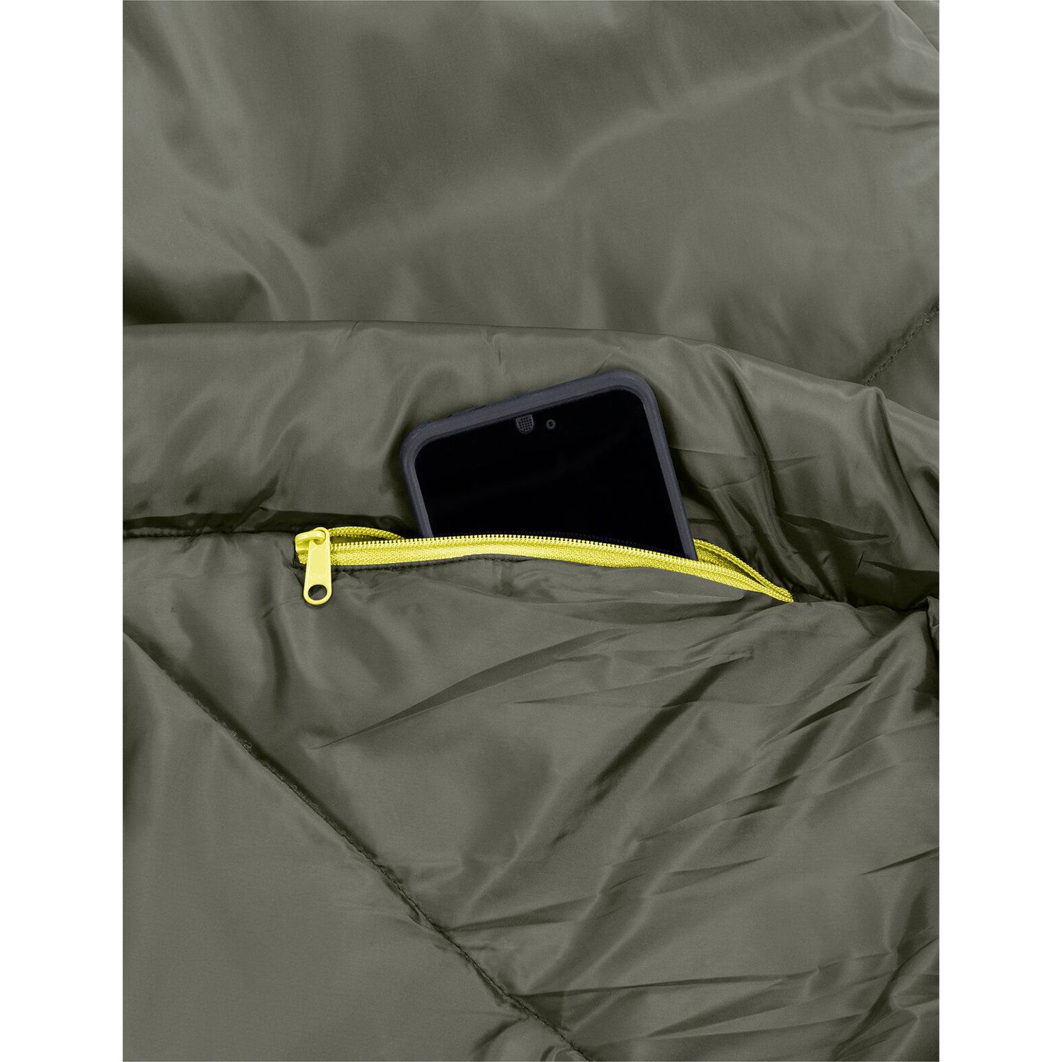 Vaude Sioux Sleepingbag 800 II SYN Zip Right avocado