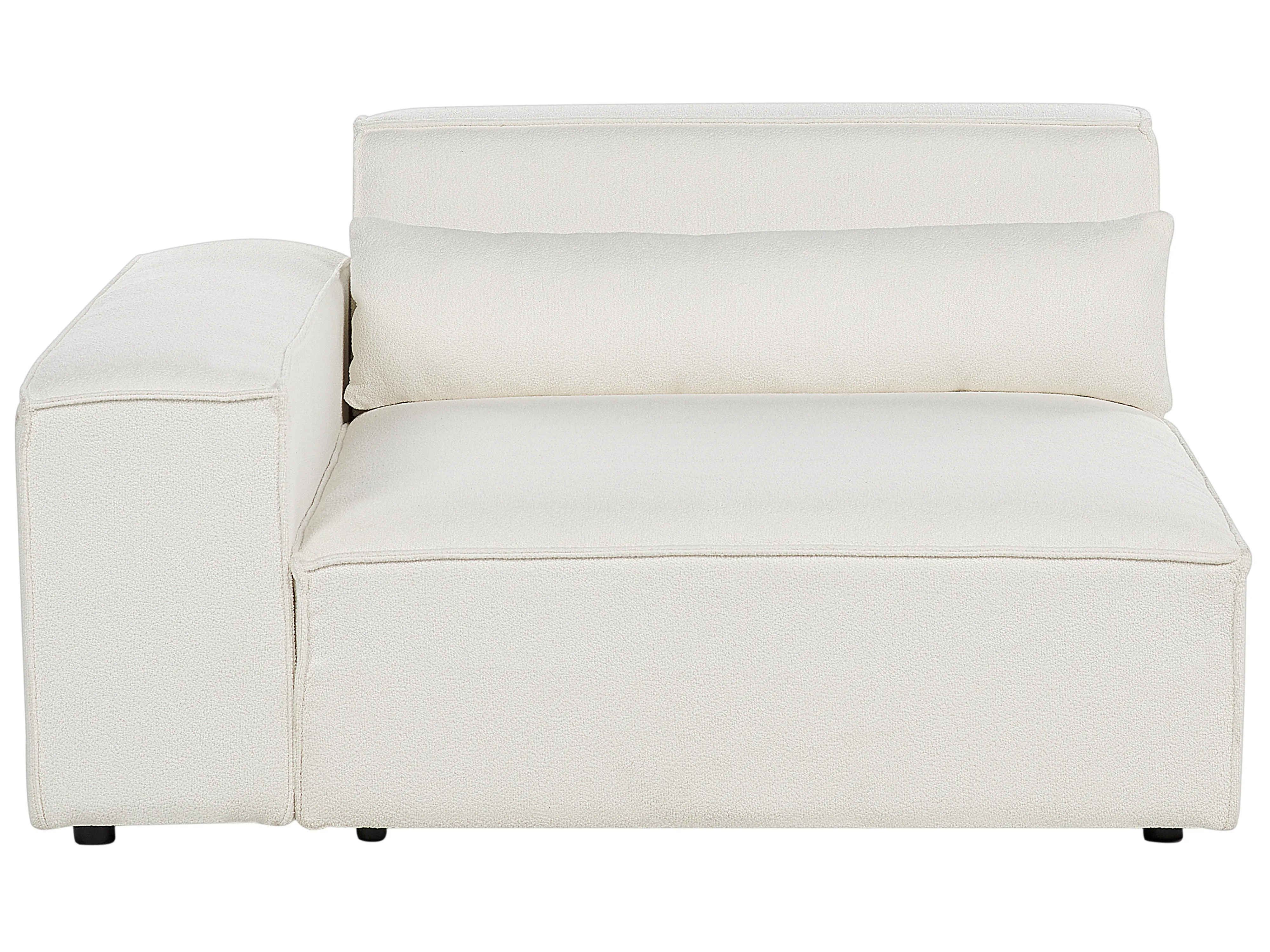 Modulaire bank 2-zits HELLNAR Bouclé Gebroken wit