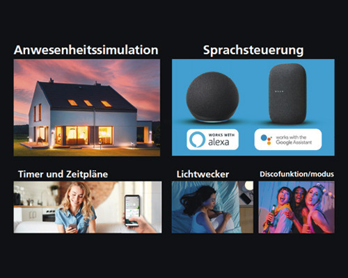 LED plafondlamp CCT 15,5W 1800 lm 3000-6500 K zwart - Compatibel met SMART HOME van hornbach