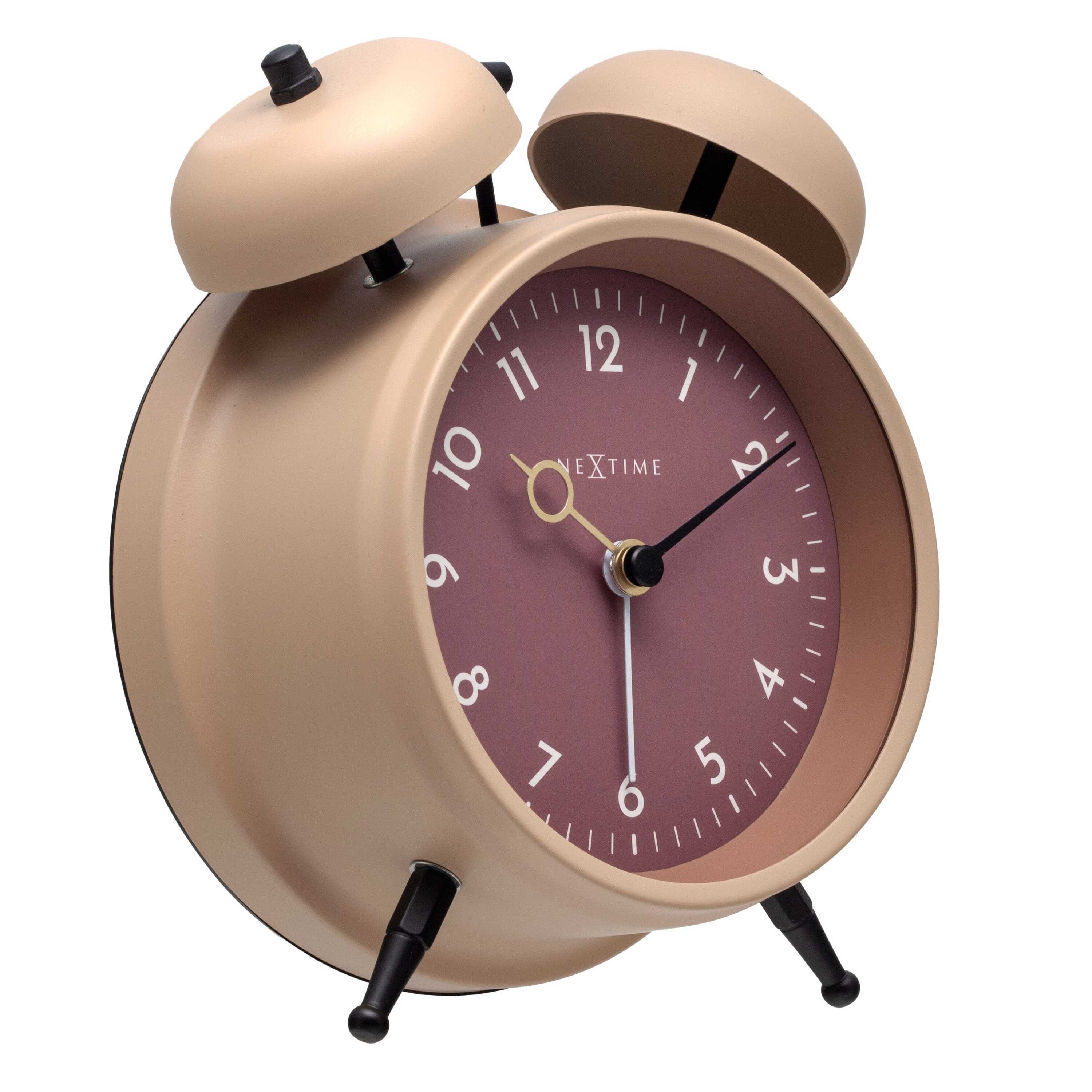 NeXtime - Tafelwekker 12 x 14 x 6cm-Metaal-NeXtime Golden Hour
