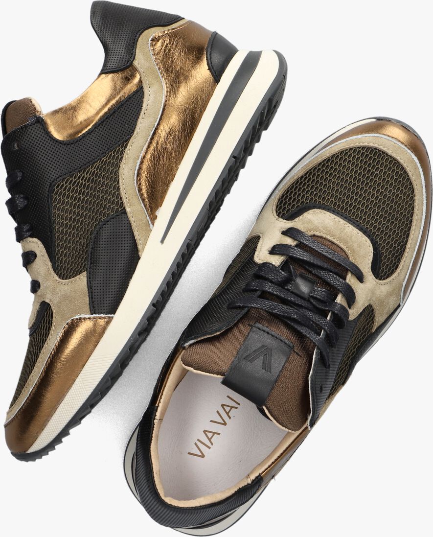 VIA VAI bronzen via vai lage sneakers nora sooth
