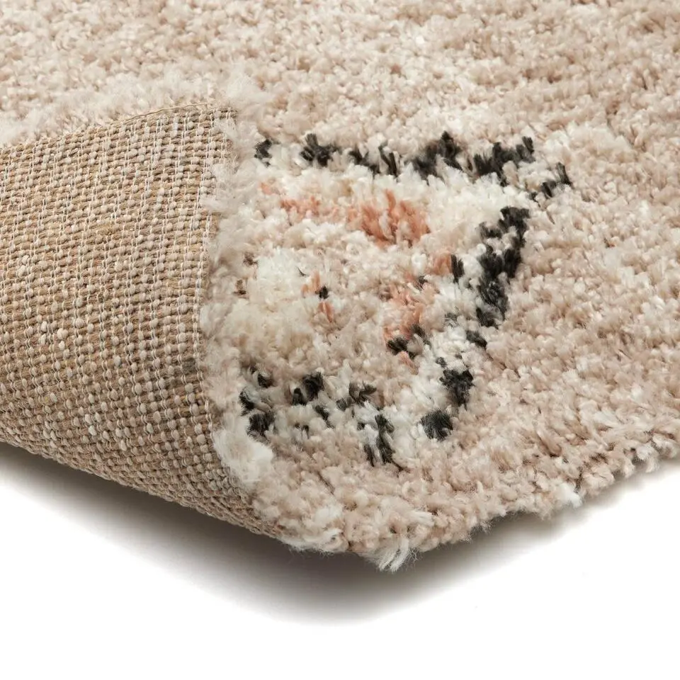 Interieur05 Berber Vloerkleed Ikat grijs/beige - 150 x 80 cm