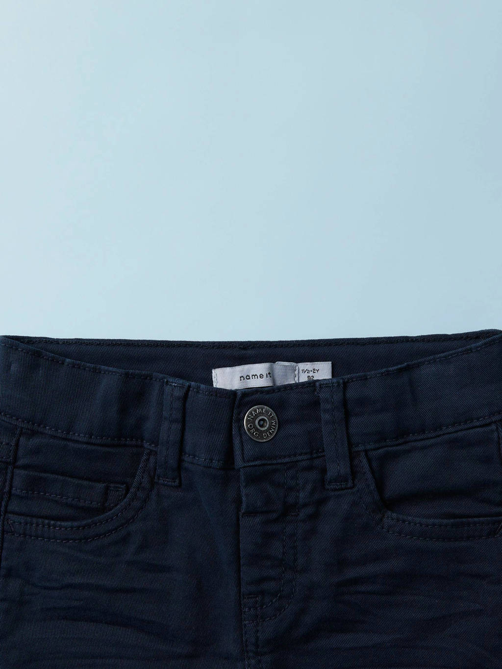 NAME IT regular fit casual short NMMSILAS donkerblauw