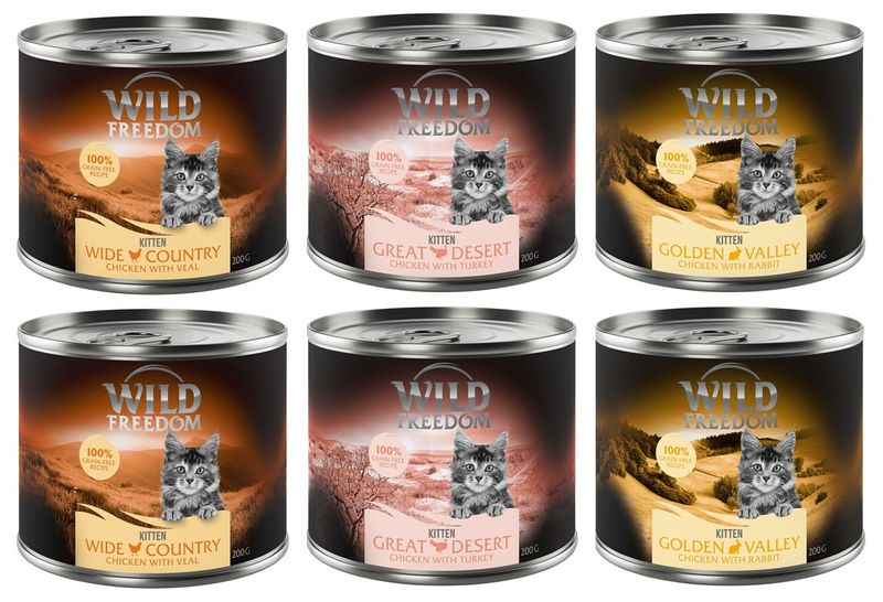 Wild Freedom Kitten 6 x 200 g