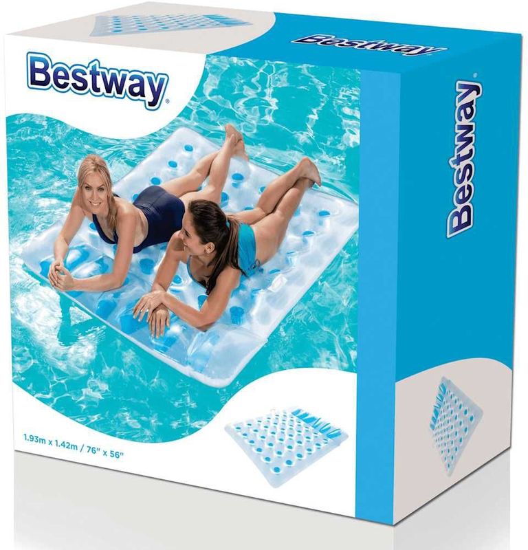 Bestway - Waterluchtbed - Opblaasbaar - Vinyl - 2 Luchtkamers