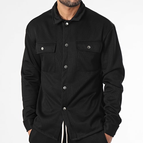 Ensemble Surchemise Et Pantalon Jogging Noir