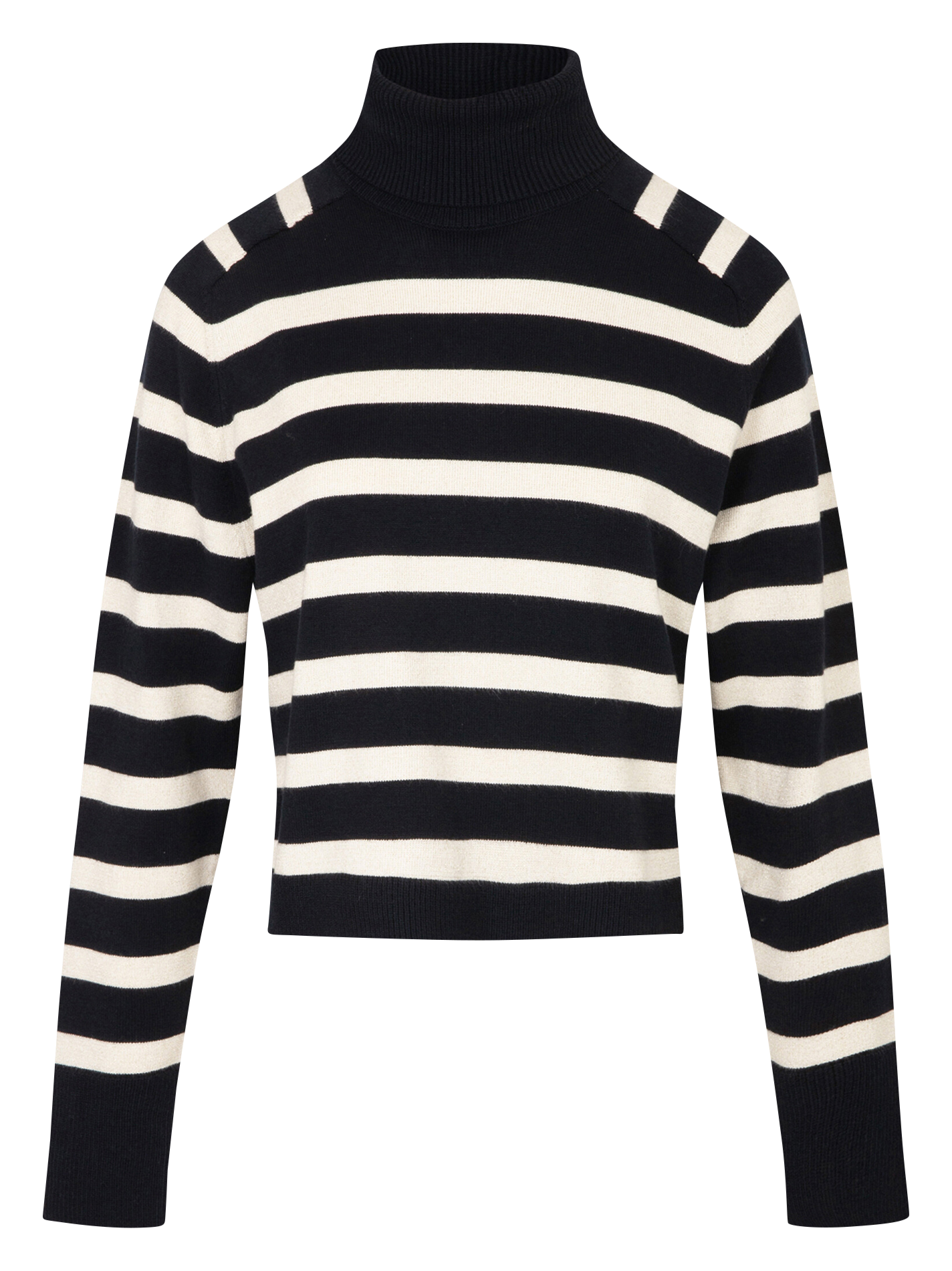 MLAGON - Pull droit col roulé | Bleu