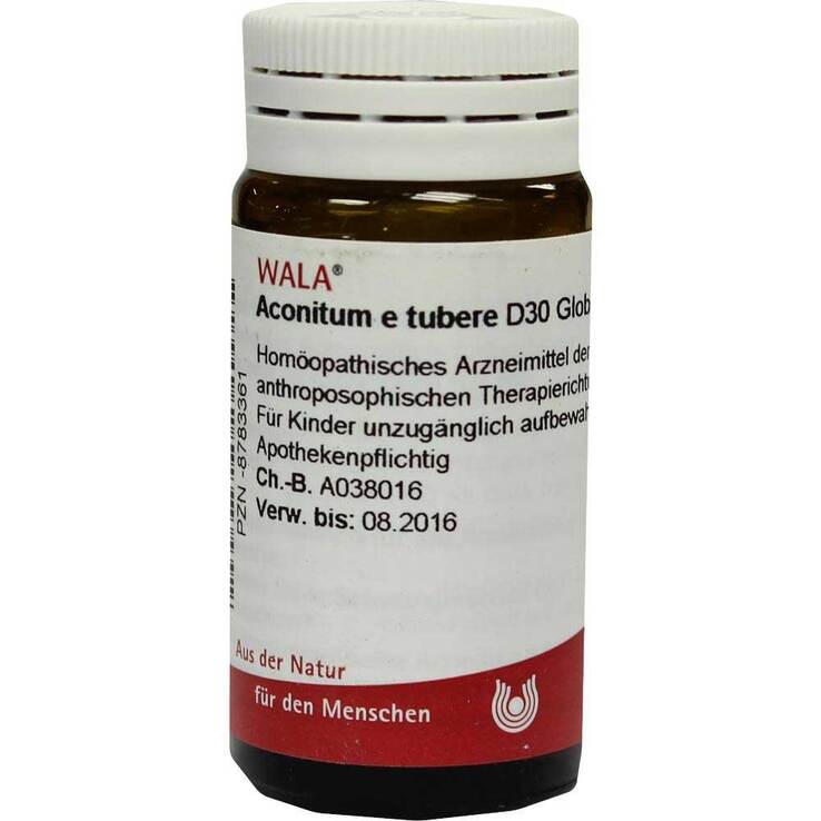 Aconitum tubere D 30 Globuli, 20 g