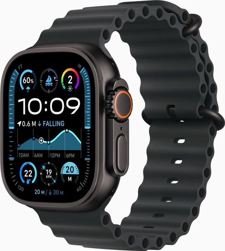 Apple - Watch Ultra 2 - Smartwatch - Zwart - Titanium - GPS + Cellular