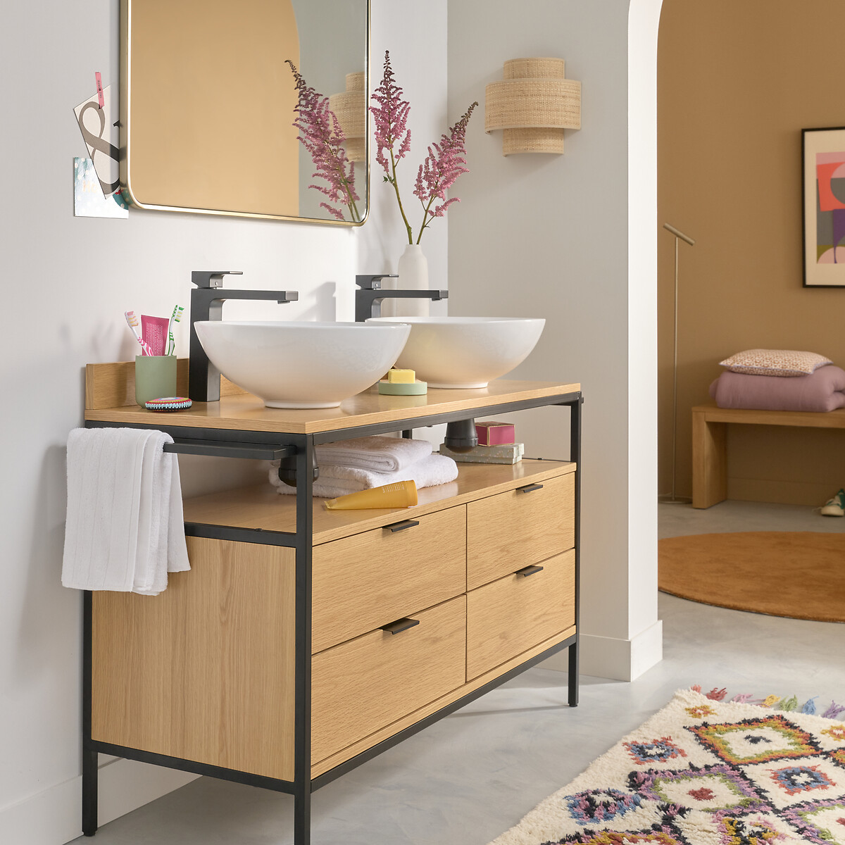 LA REDOUTE INTERIEURS<br>Espelho retangular 60x90 cm, Iodus