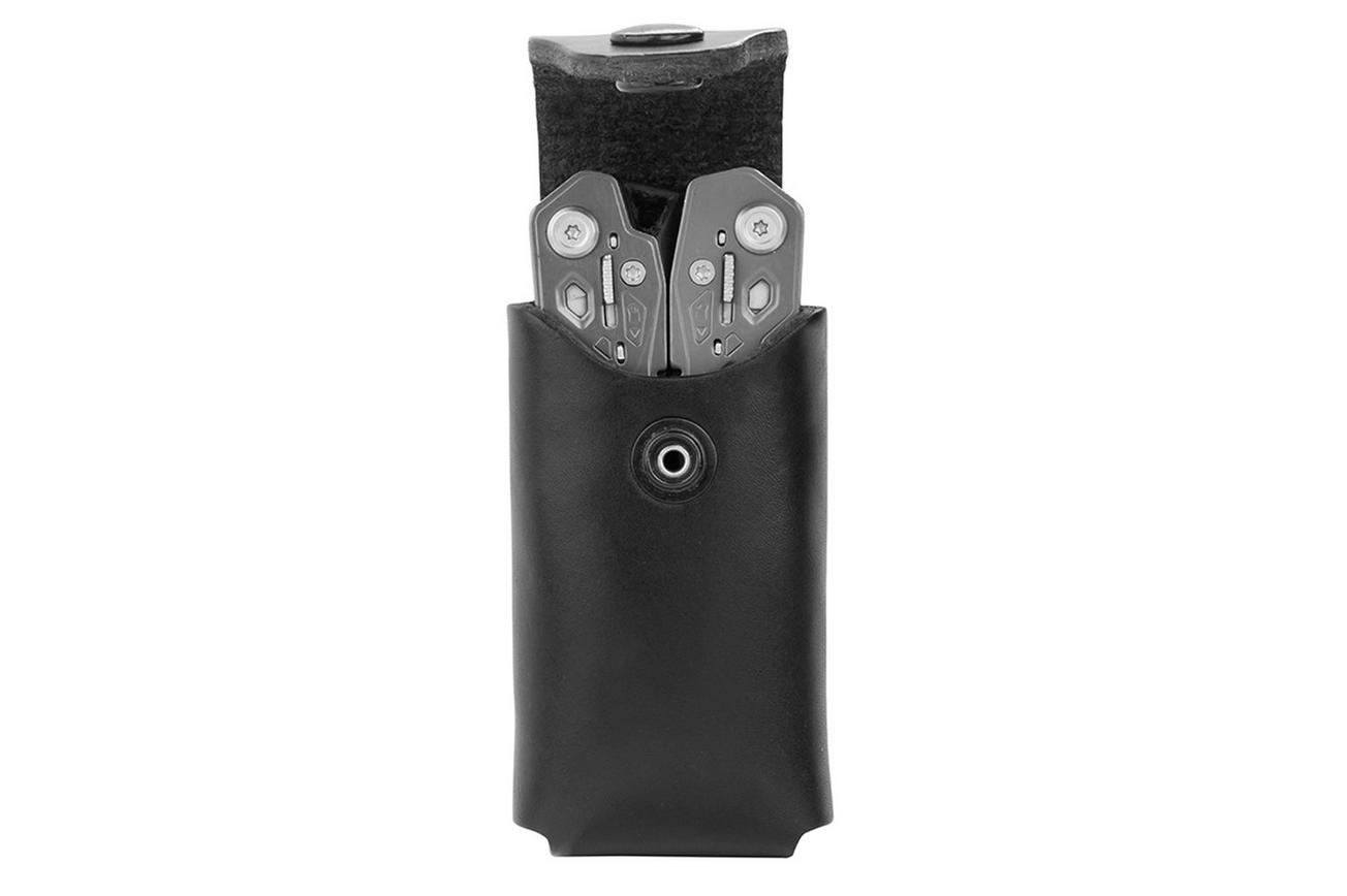 1791 EDC Heavy Duty Easy-Slide Solo Snap EDC-HD-ES-SLS-BLK-A Black, lederen riemfoedraal