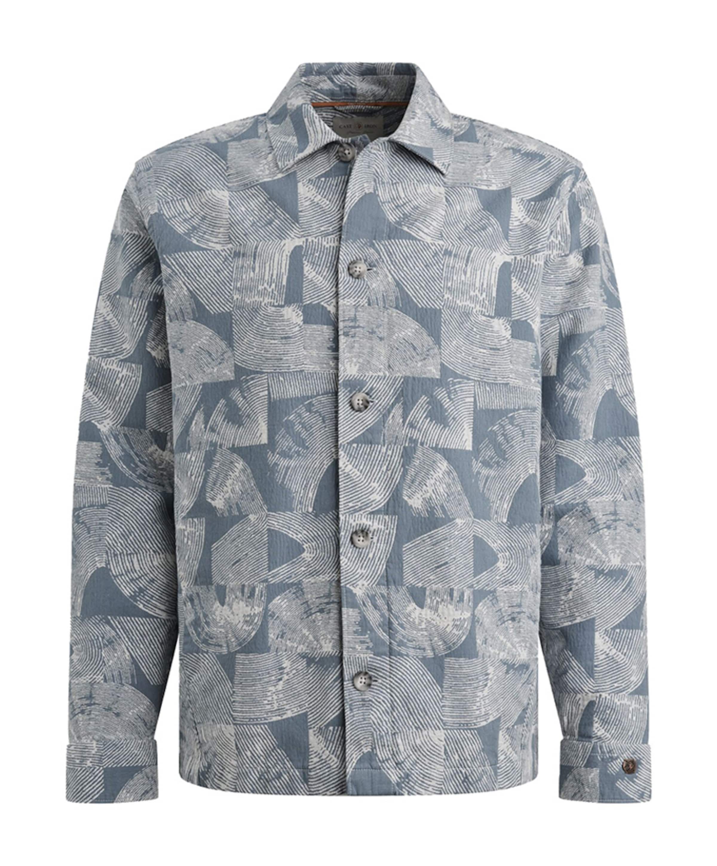 Cast Iron Heren overshirt grijs