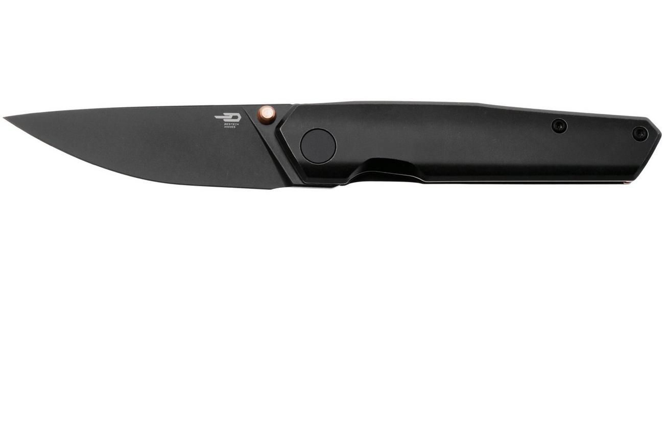 Bestech VK-KUZE BT2504C Blackwashed MagnaCut, Blackwashed Titanium, zakmes, Vulpex Knives design