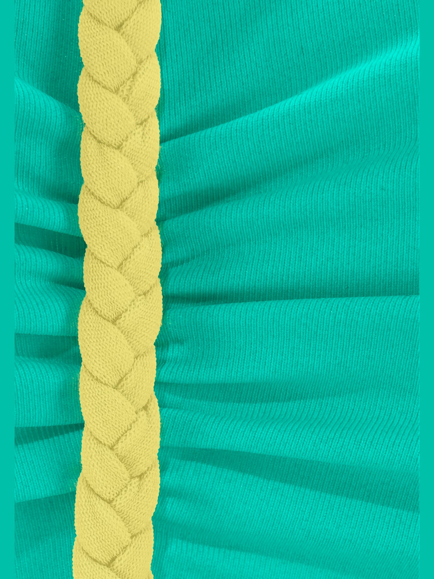 Haut de bikini bandeau à armatures design contrasté