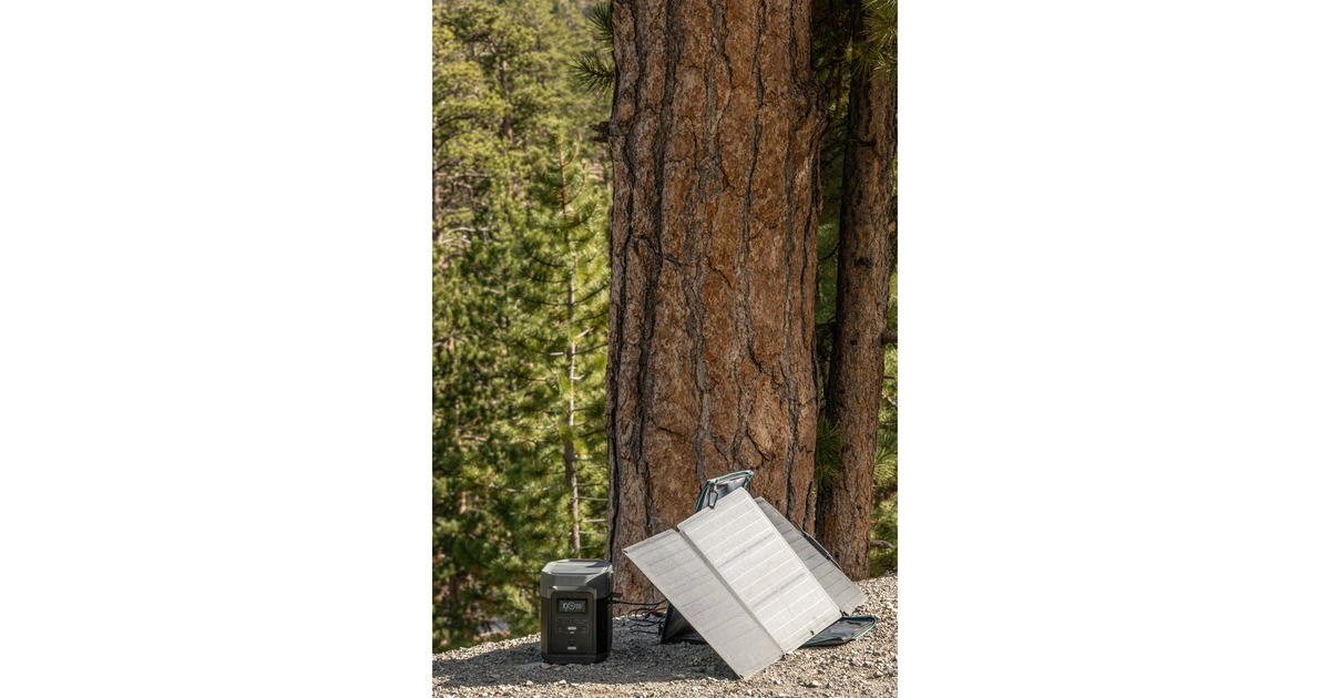 EcoFlow110W zonnepaneel  (Zwart)