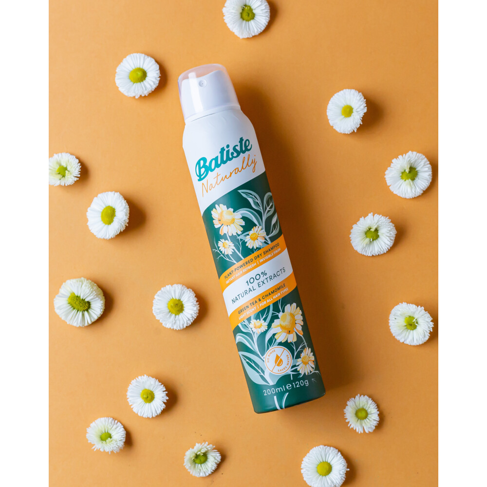 Batiste Naturally Droogshampoo Green Tea & Chamomile200 ml