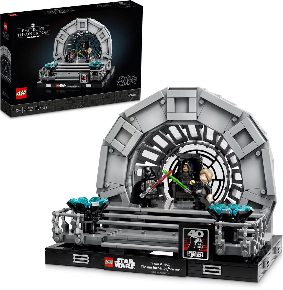 LEGO®STAR WARS™ 75352 - DIORAMA DE LA SALLE DU TRONE DE L'EMPEREUR