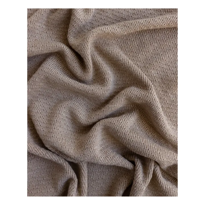 Hvid Couverture Dora Laine Mérinos | Beige