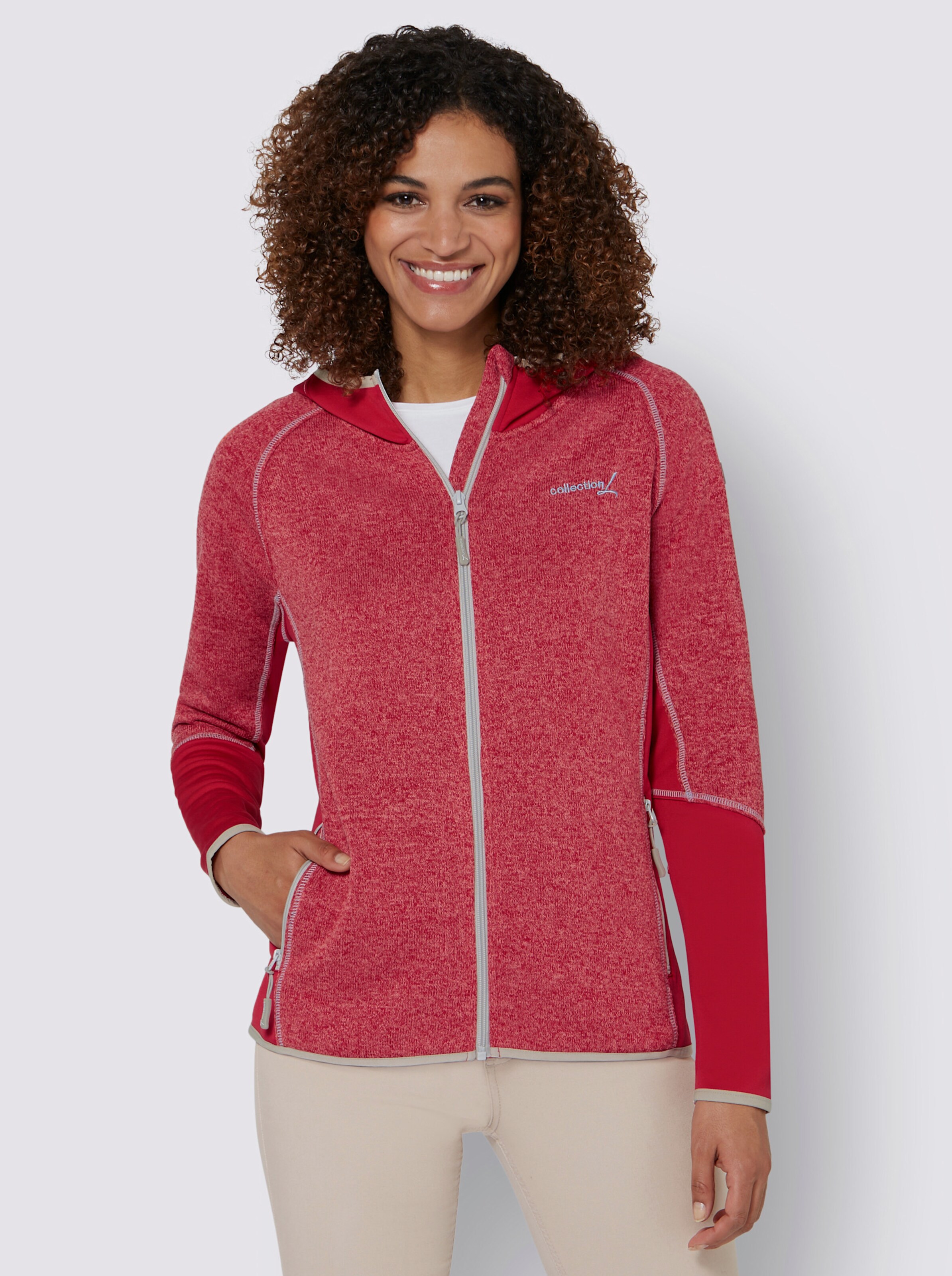 Strickfleecejacke