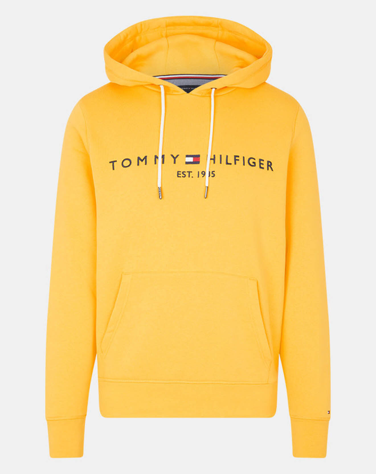 Tommy Hilfiger Sweat à capuche logo jaune soleil