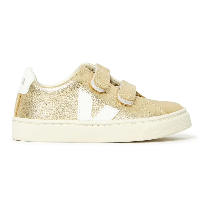 Veja Baskets Scratchs Esplar Cuir | Doré