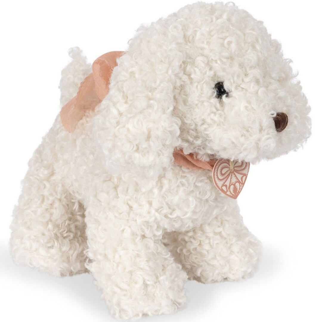 Konges sløjd knuffelpuppy met draagtas - 24 cm