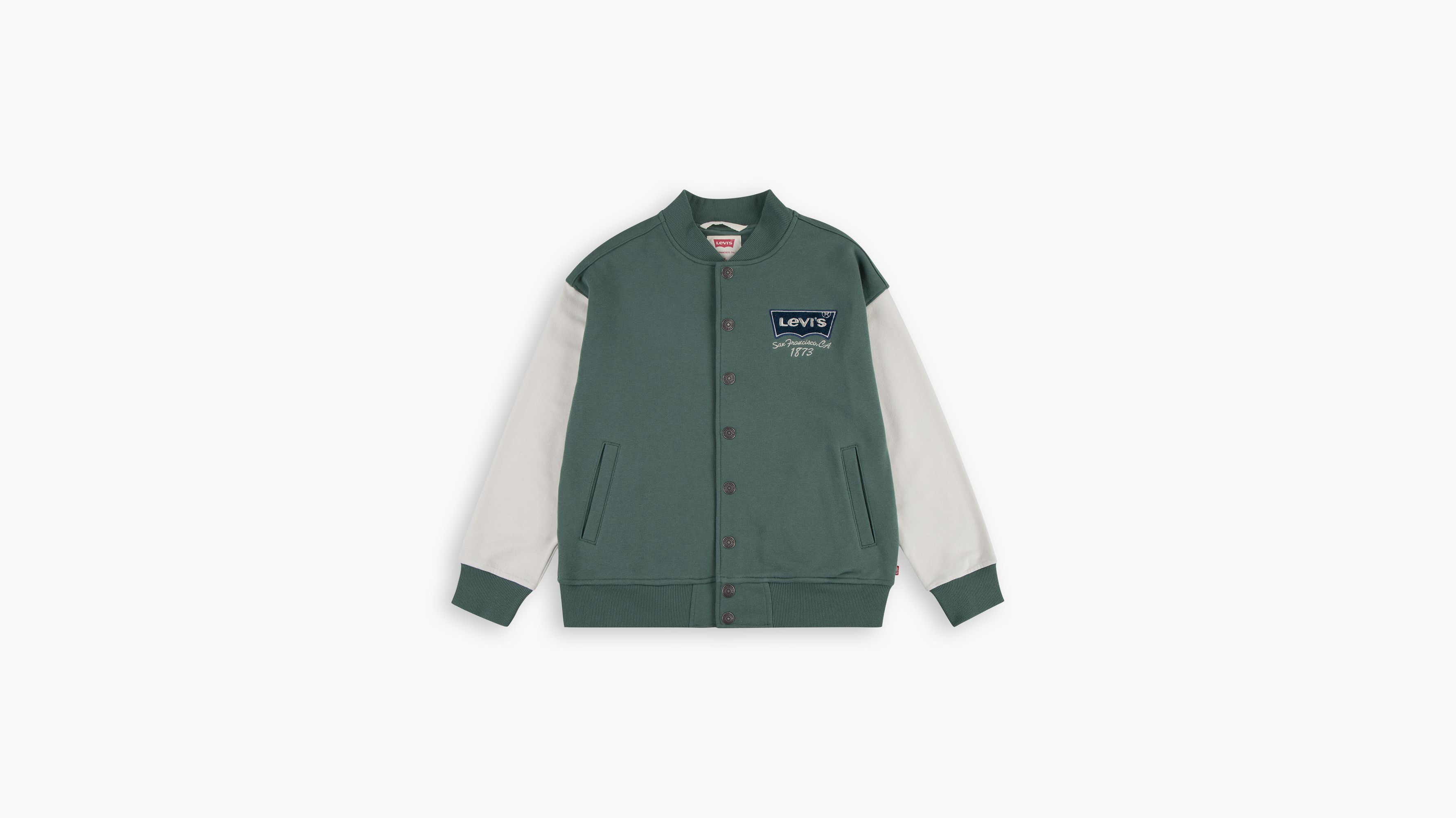 Ado veste blouson d’aviateur Prep Sport - Dark Forest - Vert