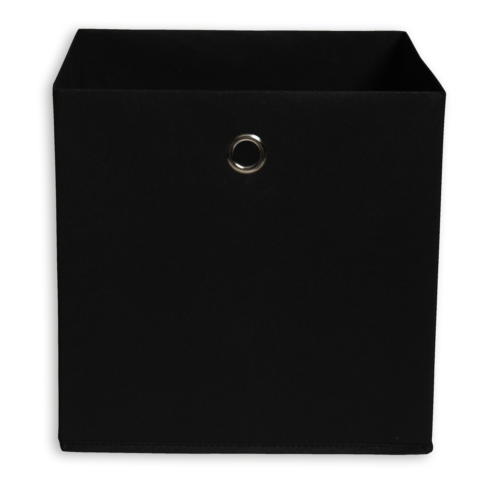 Faltbox- schwarz - mit Metallöse - 32x32 cm