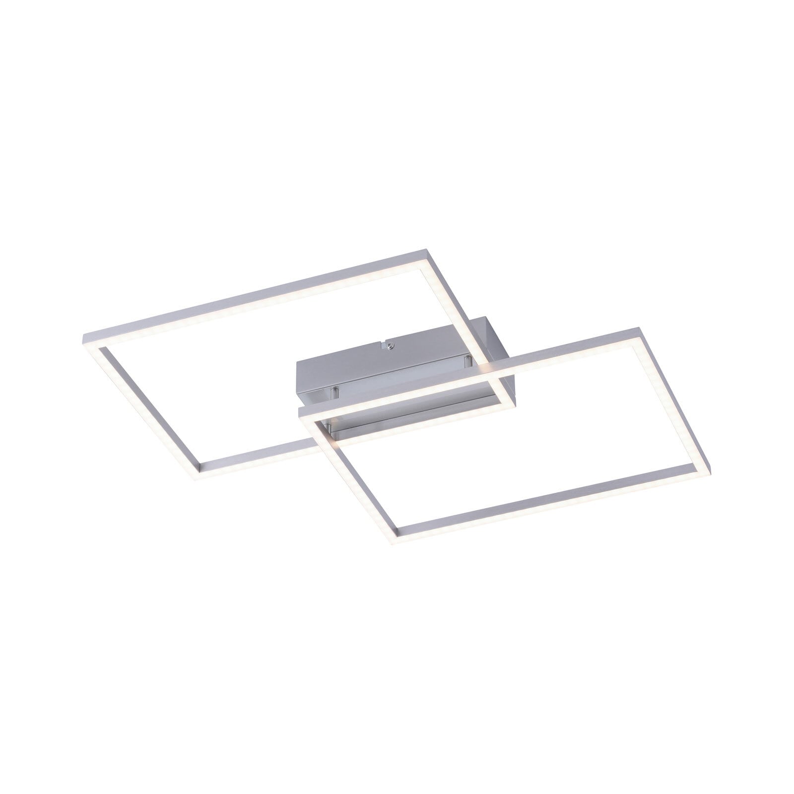 LED-Deckenleuchte Iven stahlfarbig